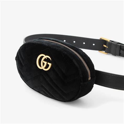 gucci marmont velvet belt bag